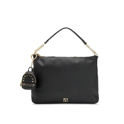 Брелок Victoria’s Secret Black Backpack Keychain Key Ring
