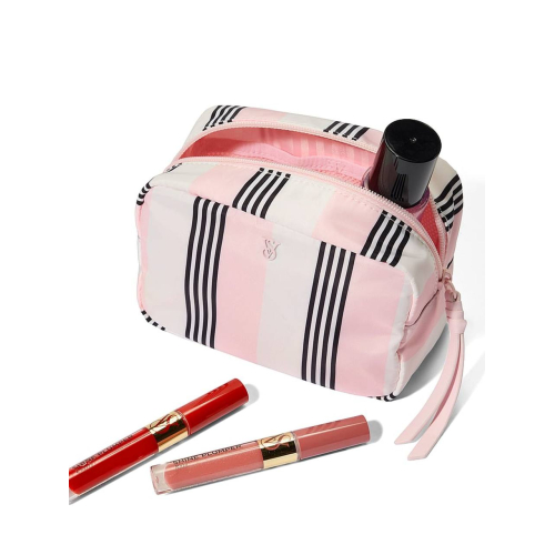 Косметичка Victoria’s Secret Pink and Black Stripe Косметичка Victoria’s Secret Pink and Black Stripe