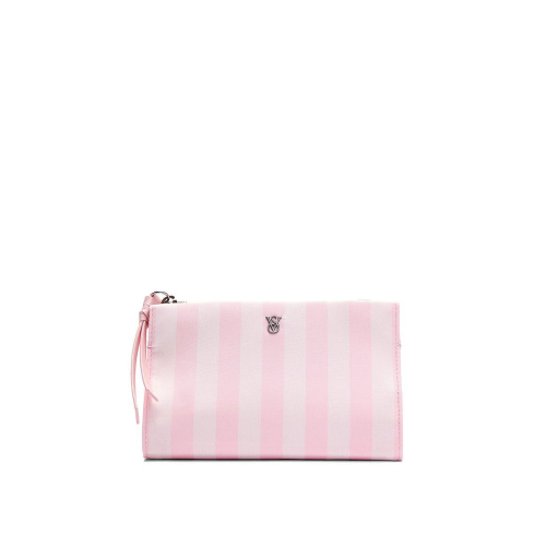 Органайзер для прикрас Victoria’s Secret Jewelry Organizer Travel Case Heritage Stripe Pink
