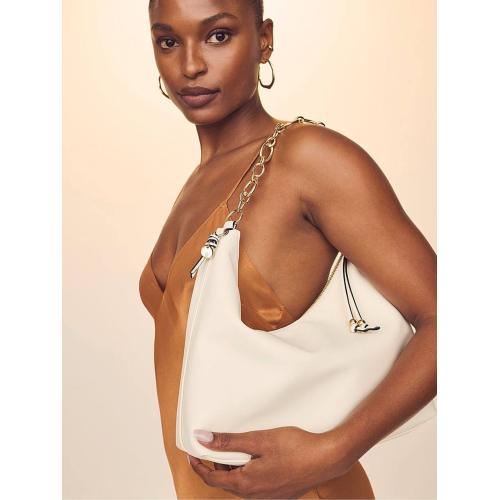 Сумка Victoria’s Secret Swan Studs Cream Medium Hobo Bag