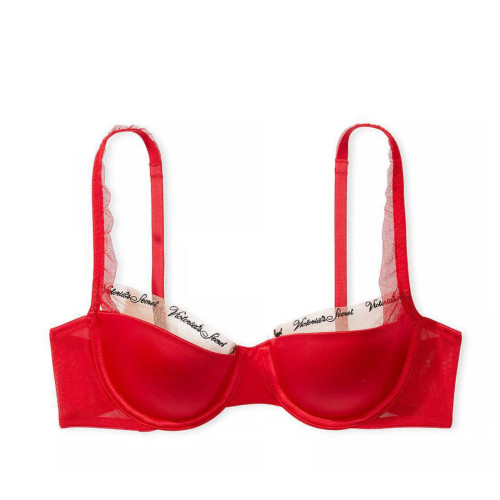 Комплект Білизни Victoria's Secret Very Sexy Logo Embroidery Lined Bra & Thong Panty 