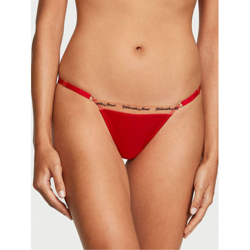 Комплект Білизни Victoria's Secret Very Sexy Logo Embroidery Lined Bra & Thong Panty 