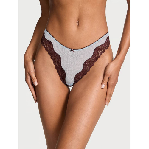 Комплект Білизни Victoria's Secret Tease Unlined Demi Bra High-Leg Scoop Thong Panty