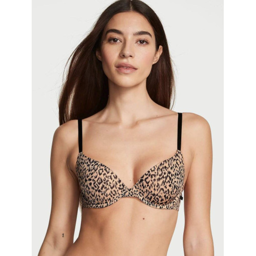Бюстгальтер Victoria’s Secret Sexy Tee Lightly Lined Smooth Demi Bra — леопард