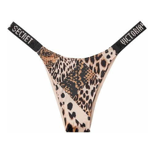 Комплект Білизни Victoria's Secret Very Sexy push-up Bra & Panty Very Sexy Shine Strap Brazilian Leopard