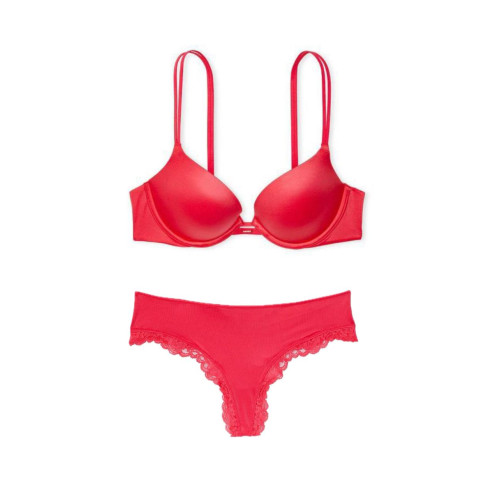 Комплект білизни Victoria's Secret Push-Up Bra Wild Strawberry