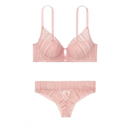 Комплект білизни Victoria's Secret Lace Lightly Lined Plunge Bra