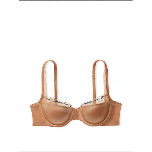 Комплект Білизни Victoria's Secret Very Sexy Logo Embroidery Lined Bra & Thong Panty   