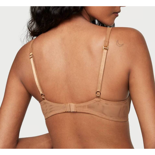 Комплект Білизни Victoria's Secret Very Sexy Logo Embroidery Lined Bra & Thong Panty   