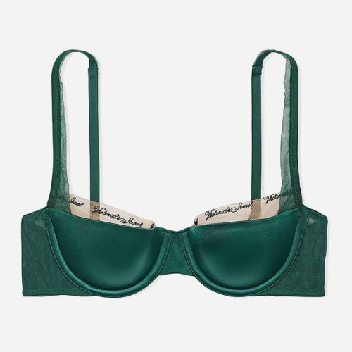Комплект Білизни Victoria's Secret Very Sexy Logo Embroidery Lined Bra & Thong Panty   
