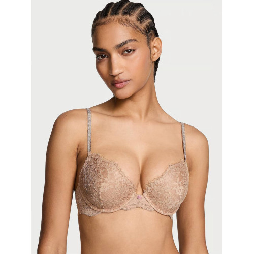 Комплект білизни Victoria's Secret Twinkle Strappy Lace Push-Up Bra
