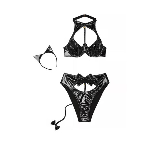 Комплект Victoria’s Secret Very Sexy Tease Patent Cat Ears Costume Set Комплект Victoria’s Secret Very Sexy Tease Patent Cat Ears Costume Set