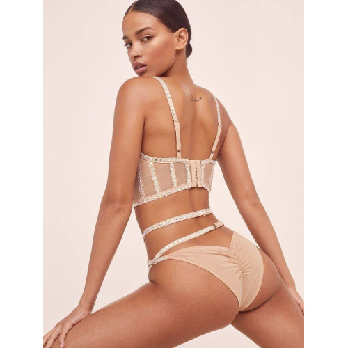 Комплект білизни For Love & Lemons Jackpot Bra & Highwaist Panty