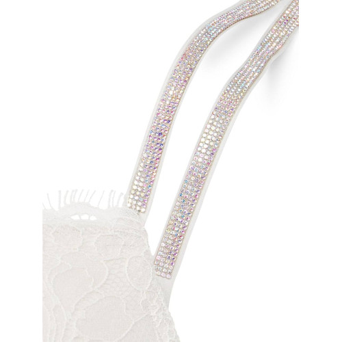 Комплект Білизни Victoria’s Secret Very Sexy Double Shine Strap Push-Up Bra & Thong Panty Coconut White