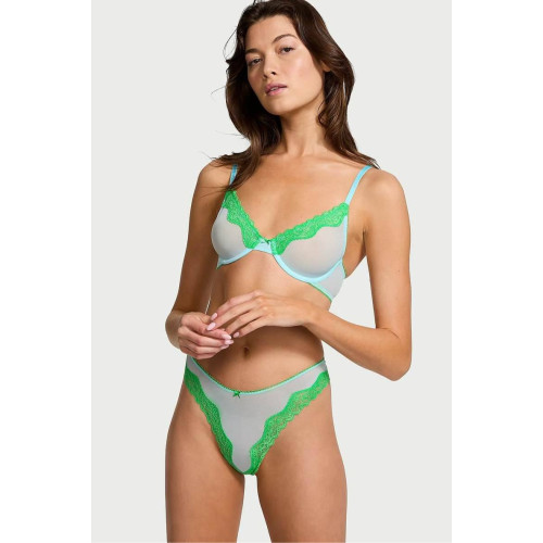 Комплект Білизни Victoria’s Secret Tease Unpadded Demi Bra & Tease Deep Leg Cut Scoop Thong