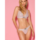 Комплект білизни Victoria’s Secret THE T-SHIRT Shine Cotton Wireless Plunge Bralette & V-Thong Pink