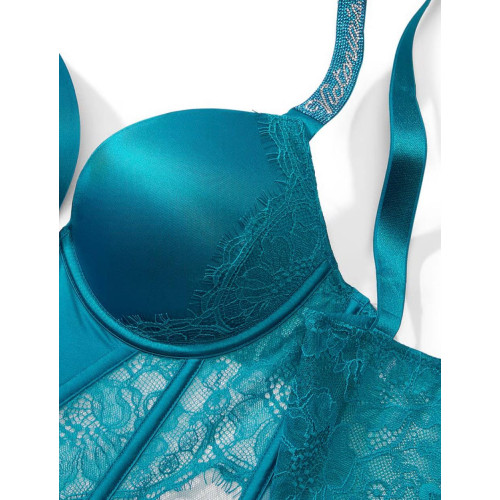 Корсет Victoria's Secret Very Sexy Shine Strap Lace Push-Up Corset Top