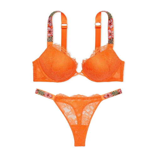 Комплект білизни Victoria’s Secret Very Sexy Bombshell push-up Shine Strap Lace