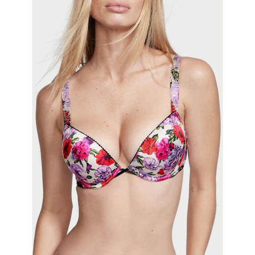 Комплект Білизни Victoria's Secret Very Sexy Bombshell Add-2-cups Shine Strap Push-up Bra & Thong Panty