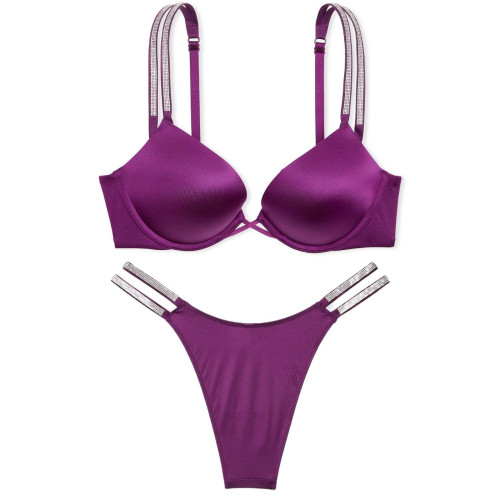 Комплект білизни Victoria's Secret Very Sexy Bombshell Double Shine Strap Push-Up Bra