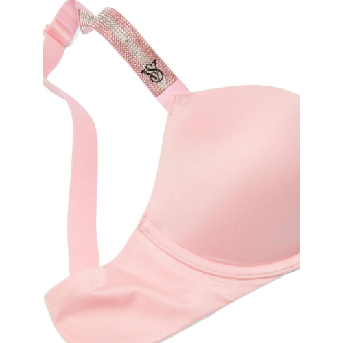 Бюстгальтер Victoria’s Secret VERY SEXY Bombshell Logo Shine Strap Add-2-Cups Push-Up Angel Pinkl