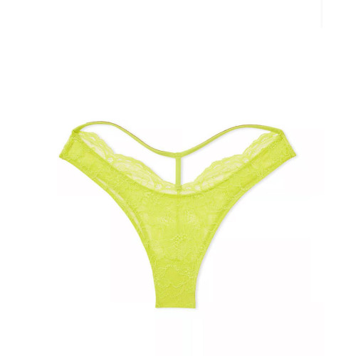 Комплект білизни Victoria’s Secret Shine Chain Strap Lace Push-Up Bra Limelight