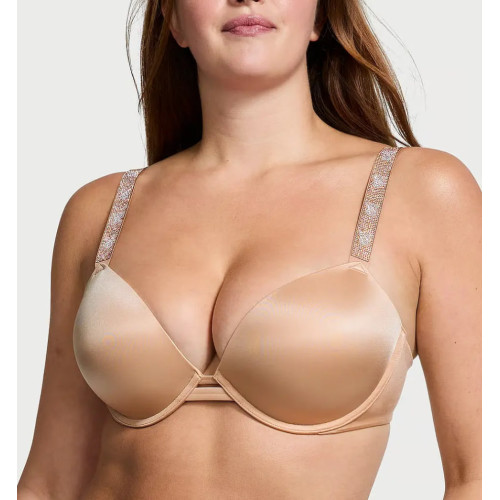 Комплект білизни Victoria’s Secret Shine Strap Push-Up Bra Set Praline