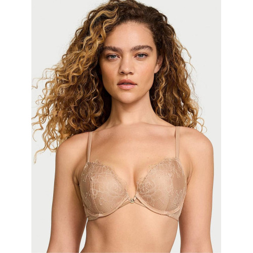 Бюстгальтер Victoria’s Secret Very Sexy Push-Up Rose Lace Praline Nude