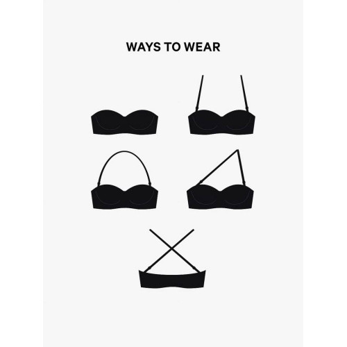 Бюстгальтер Victoria’s Secret PINK Wear Everywhere Push-Up Strapless Bra