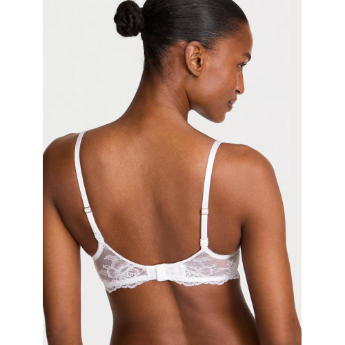 Бюстгальтер Victoria’s Secret Very Sexy Rose Lace Uplift Balconette Bra White