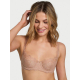 Бюстгальтер Victoria’s Secret Very Sexy Rose Lace Uplift Balconette Bra Nude