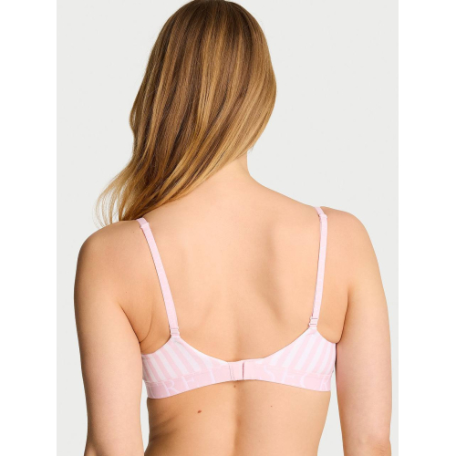 Бюстгальтер Victoria’s Secret The T-Shirt Cotton Exploded Logo Lightly Lined Wireless Bra
