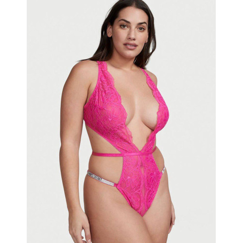 Боді Victoria's Secret Crotchless Shine Strap Teddy
