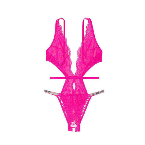 Боді Victoria's Secret Crotchless Shine Strap Teddy