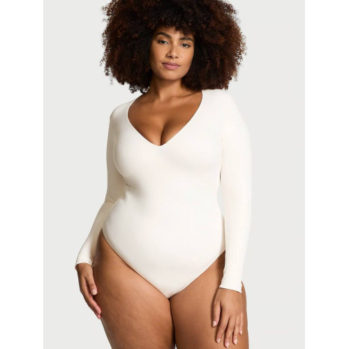 Боді Victoria’s Secret Bodywear FeatherSoft Long-Sleeve Bodysuit