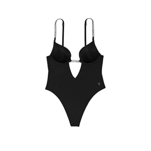 Боді Victoria’s Secret Very Sexy Open Plunge Convertible Shine Black