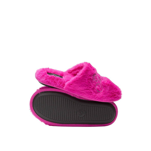 Тапочки Pink Faux-Fur Closed-Toe Slippers