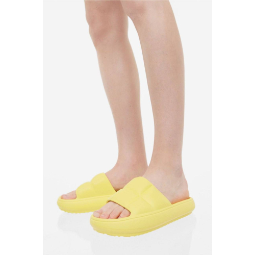 Шльопки H&M Yellow