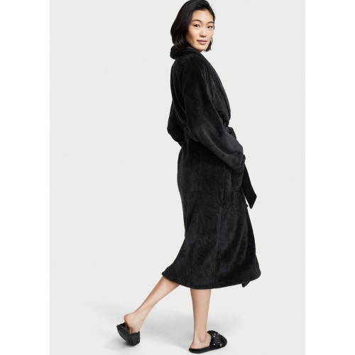 Тапочки Victoria's Secret Closed Toe Faux Fur Slipper Black Тапочки Victoria's Secret Closed Toe Faux Fur Slipper Black