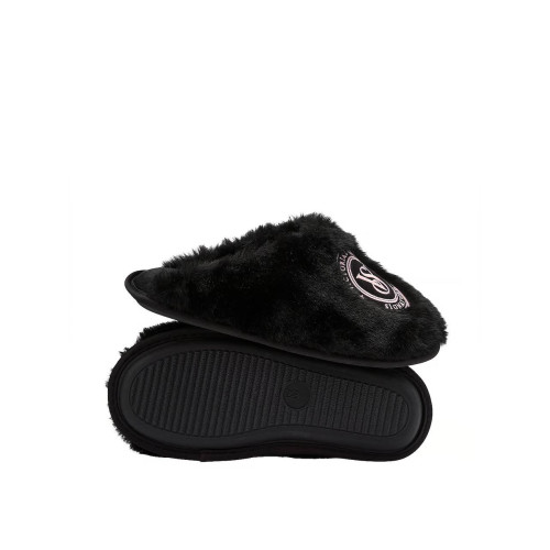 Тапочки Victoria's Secret Closed-Toe Faux Fur Slippers Black