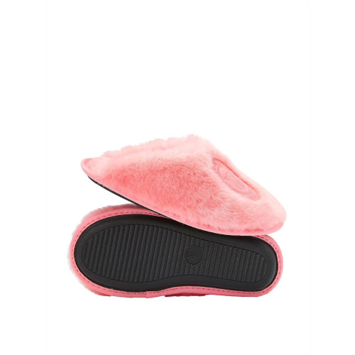 Тапочки Victoria's Secret Closed-Toe Faux Fur Slippers Passion Pink