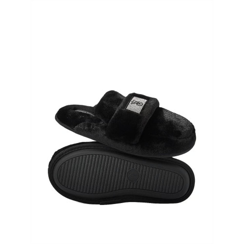 тапочки Victoria's Secret Bling Strap Slipper Black Bling   