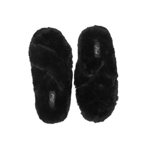 Тапочки Victoria's Secret PINK CO-ZZZY Platform Slipper Black