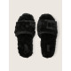 Тапочки Victoria’s Secret PINK Faux Fur Slipper Black