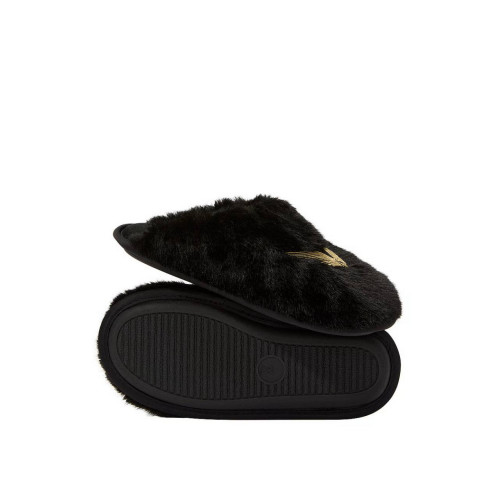 Тапочки Victoria’s Secret Luxe Plush Closed-Toe Slippers Black