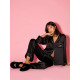 Тапочки Victoria’s Secret Luxe Plush Closed-Toe Slippers Black