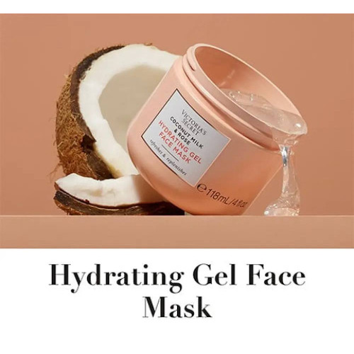 Зволожуюча гелева маска для обличчя Victoria’s Secret Hydrating Gel Face Mask Coconut Milk & Rose