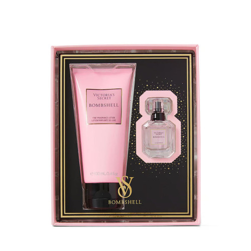 Подарунковий набір Victoria’s Secret Bombshell 2-Piece Mini Eau de Parfum & Lotion Gift Set