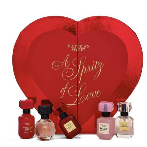 Подарунковий Набір Victoria’s Secret 5-Piece Fragrance Discovery Gift Set Heart 5×7.5 мл