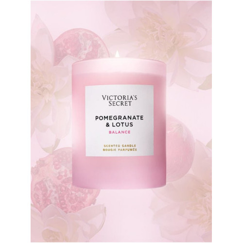 Ароматизована Свічка Victoria's Secret Candle Pomegranate Lotus BALANCE